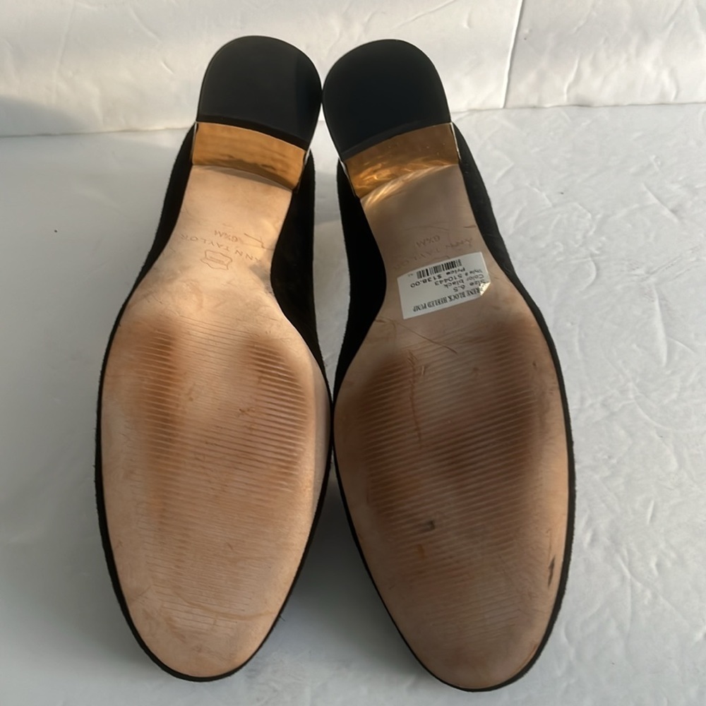 ANN TAYLOR $138 Women’s Lorene Suede Block Heel Pumps Size 6.5 New - Picture 5 of 6